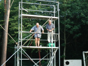 Bauarbeiten Kunstrasen VfR Niedertiefenbach